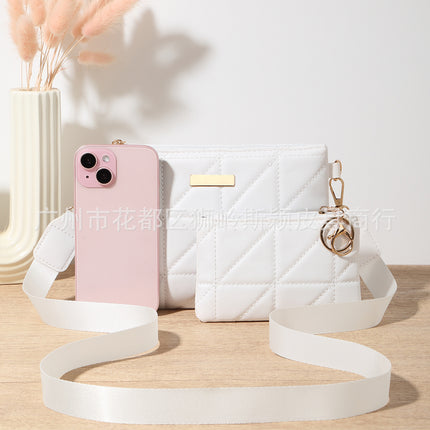 New Trendy Bags New Two-Piece Women's Bag Versatile Crossbody Bag Multi-Functional Embroidered Shoulder Bag with Small Wallet