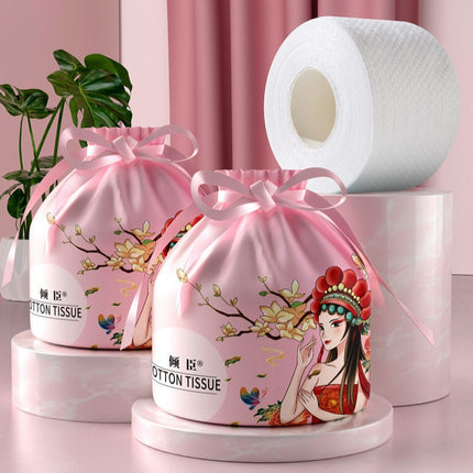 Wholesale Disposable Face Towels with Chinese Style, Hanging Pull-Type Cotton Soft Towels, Thickened Face Towels, Hanging Cleansing Towels, Face Towels