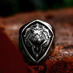 Diamond lion head ring / No. 7