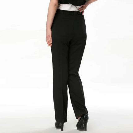 Hotel and Restaurant Waiter Work Uniform Pants for Women, Property Cleaning Staff, Cleaning Worker, Auntie's Clothing Pants, Black