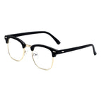 Sand black gold frame flat