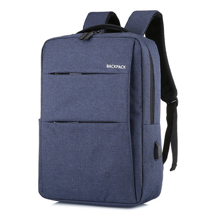 Cross-border computer bag 15-16 inch men's large-capacity travel usb computer backpack business printable logo shoulder bag
