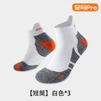 [3 pairs/full horse professional training level] short tube-white / One size fits all - high elasticity