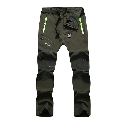 Cross-border Outdoor Sports Summer Thin Charge Pants Scratch-resistant Wear-resistant Breathable Quick-drying Pants Four-sided Elastic plus size Mountaineering Pants