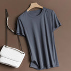 [Round neck] high density Gray / S