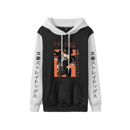 Foreign trade spring and autumn hooded sweater literary giant wild dog around the European code cross-border hot printing pullover men's and women's sweater