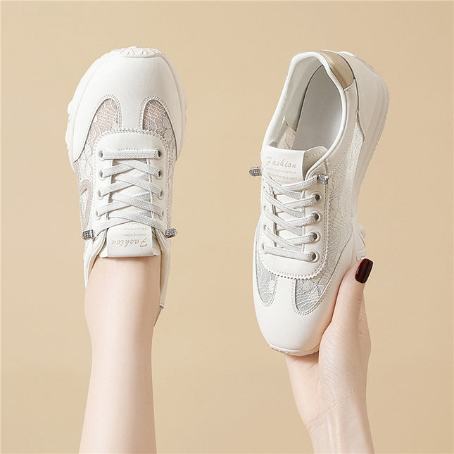 (Out-Of-Stock Items Not Restocked) Sneakers, Casual Shoes, Spring Flat-Soled Casual New Models, Versatile Lightweight Shoes with Hidden Height Increase, German Training Shoes