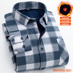 Bn9055-861winterfleece-linedheattechshirtmen's shirt / 39