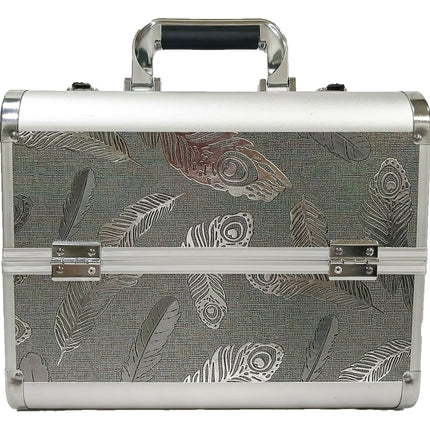 Manufacturer's Ready-Made Wholesale and Retail Professional Makeup Box, Beauty and Manicure Box, Double-Layer Large-Capacity Portable Makeup Box