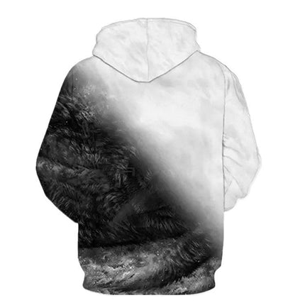 Cross-Border European and American Amazon Men's Animal Scorpion Pullover 3D Digital Printing Hoodie Long-Sleeved Jacket Sweatshirt