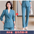 Blue suit + 7858 blue pants / S