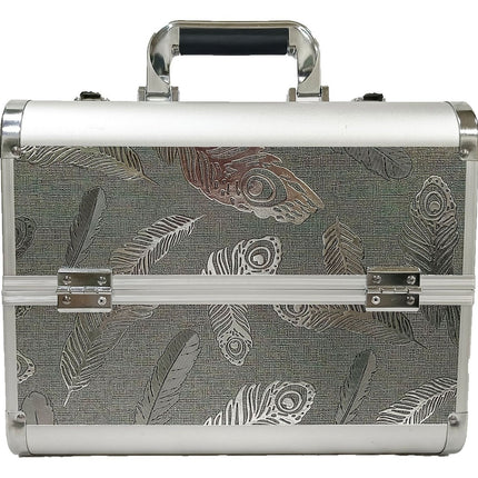 Manufacturer's Ready-Made Wholesale and Retail Professional Makeup Box, Beauty and Manicure Box, Double-Layer Large-Capacity Portable Makeup Box
