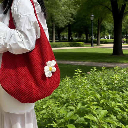 Large-Capacity Bag for Women 2025 New Versatile One-Shoulder Seaside Vacation Beach Bag Woven Straw Commuter Tote Bag