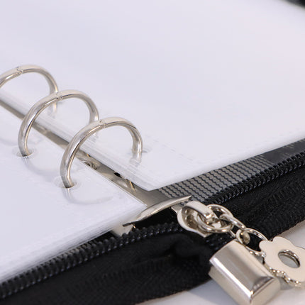 Lace Love A6 Loose-leaf Shell Star-chasing Card Collections Book Photo Album Sewing Zipper Exquisite Notepad