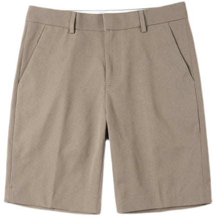 Summer Men's Shorts Business Casual New Trendy Versatile Outdoor Five-Point Shorts British Style Office Stylish Mid-Length Shorts
