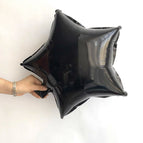 18inch black five-pointed star