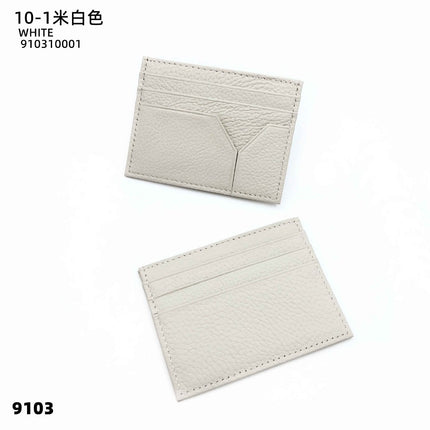 2025 Cross-Border Hot-Selling Ultra-Thin Creative Leather Card Holder Men's Commuter Bag First-Layer Cowhide Women's High-End Card Holder