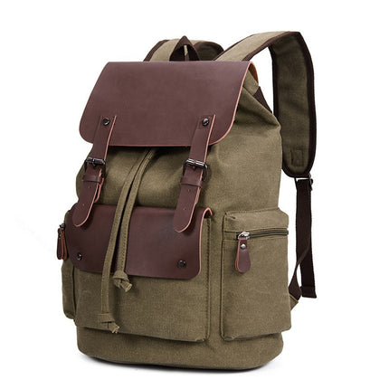 Canvas Tote Backpack, Computer Bag, Business Retro Style, Male College Style, Couple
