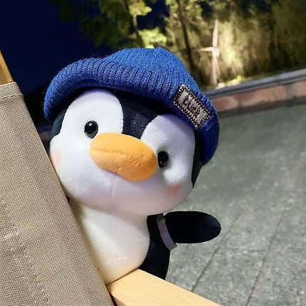 Backpack travel penguin doll plush toy grab doll doll children's day female birthday gift items wholesale