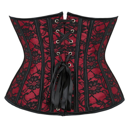 New Style Crimson Short Waist Seal Waist Clip Body-shaping Bone-shaping Garment Tunic Abdomen-tucking Women's Straight Hair Factory