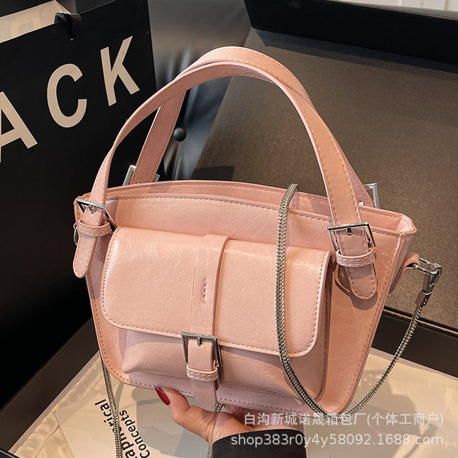 PU Retro Bucket Bag Women / Sac Seau Rétro PU Femme