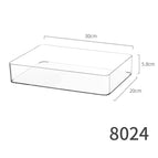 8024. low transparent box-large size 1 pet high transparency can be stacked