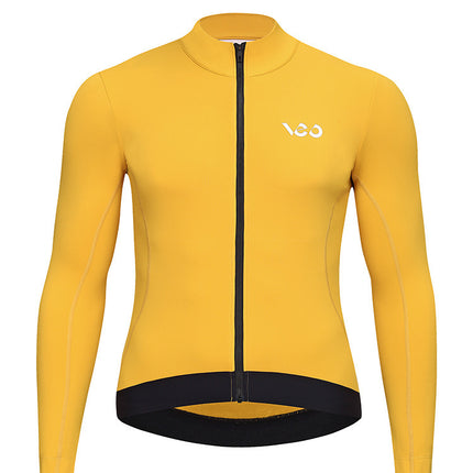 Fall/winter fleece riding clothes men's mountain road bike equipment bicycle fleece-lined warm jacket-warm way