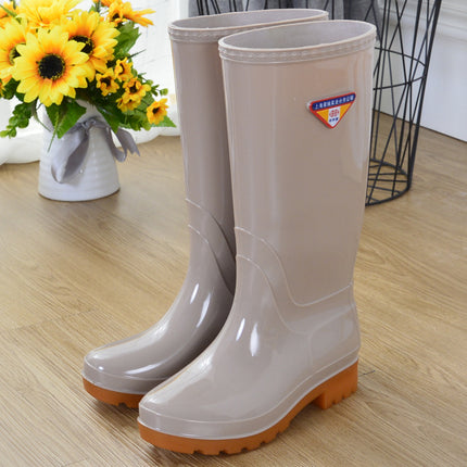Shenshen Rain Boots for Women, Non-Slip, Waterproof, High-Top, Cotton-Padded, Warm, Suitable for All Seasons, Lightweight, Non-Slip Rubber Shoes