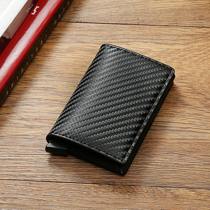 Foreign Trade Rfid Anti-Magnetic Anti-Theft Men's Wallet Aluminum Alloy Card Holder Metal Card Holder Bank Card Holder Wallet Money