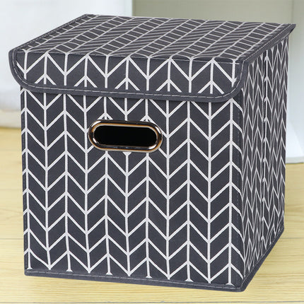 Amazon Coverless Storage Box Fabric Storage Box Foldable Large Clothes Organiser Toy Storage Box Cross Border