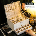 Premium jewelry box-three layers of white