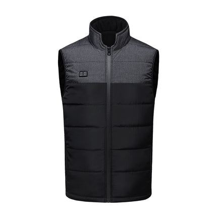 Cross-Border New Smart Dual-Control Heating USB Electric Heating Color Matching Vest Heating Vest Heating Constant Temperature Thermal Vest