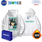30399 Saint purple dragon hooded-Pearl White with velvet / 155XXS