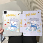 Ipad 11th generation/10th generation【10.9inch】 / Cartoon double-sided painting [9+n-fold multi-angle support] bb116