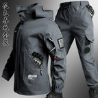 Spring/autumn 288 outdoor set - gray / 185 (suitable for 80-90kg )