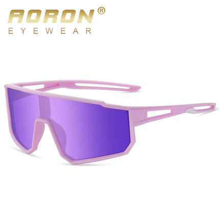 Youth One-Piece Cycling Sunglasses, Outdoor Sports Windproof Sunglasses, Color-Changing Anti-Uv Sunglasses 1011