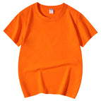Children's short-sleeved t-shirt children's orange / 100cm