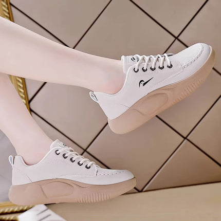 Winter fleece-lined cotton shoes women's shoes 2024 new white shoes thick bottom casual soft bottom sneaker