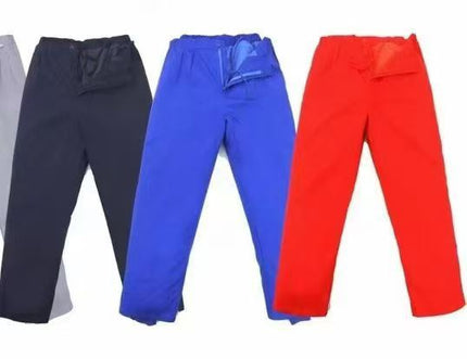 Winter thickened anti-static overalls cotton-padded clothes detachable cotton-padded jacket gas station electronics factory warm labor protection clothing wholesale