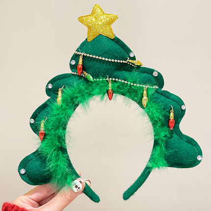 Christmas Antler Headband Holiday Costume Headband Cartoon Hairband for Women 2026 New Children's Hairpin Hair Accessory Gift