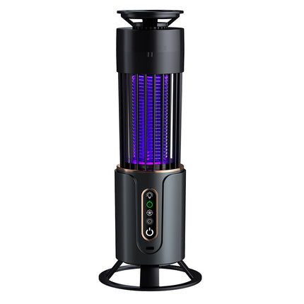 Cross-border USB Rechargeable Mosquito Killer Purple Light Mosquito Trap Three-in-One Household Indoor Portable Electric Shock Mosquito Killer Artifact