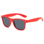 Red frame gray film