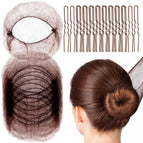 20 pcs coffee color + 40 pcs u-shaped clips 50g