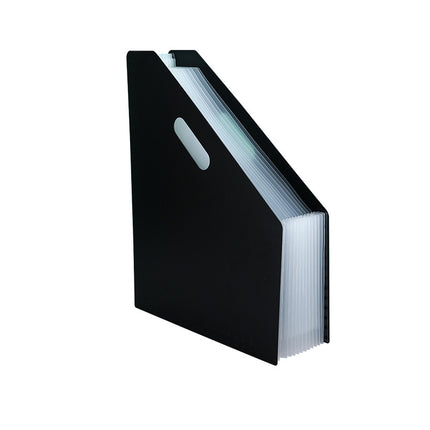 Desktop vertical oblique organ bag a4 multi-layer retractable organ folder student examination paper storage rack wholesale