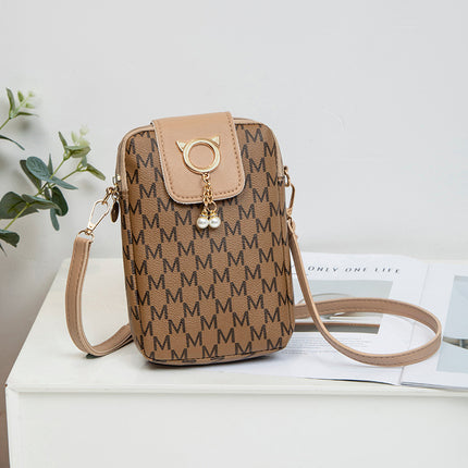 Classic Printed Mobile Phone Bag 2025 New Women Bags Women's Simple Small Bag Casual Western Style Crossbody Small Bag