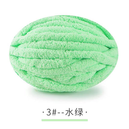 2CM extra thick ice blanket hand-woven line large thickness chenille cushion DIY line Iceland close-fitting soft extra thick line