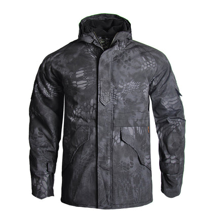Hanye Wholesale New Camouflage Clothing Outdoor G8 Cotton Jacket Camouflage Men's Tactical Jacket Windproof Warm Cotton Coat