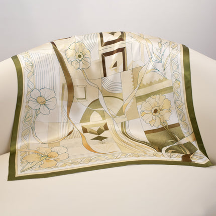 Collection of Silk Scarves Hangzhou Silk Mulberry Silk Fashion All-match Silk Crepe Satin High-end Gift for Mom