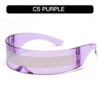 C5-purple frame white mercury