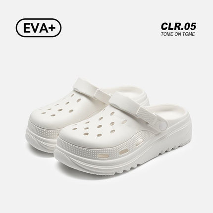 Cute Cartoon Shirley Rose Clogs for Women, 2026 Summer New Style, Outdoor Thick-Soled Slippers with a Soft Stepping Feel, Trendy Closed-Toe Sandals